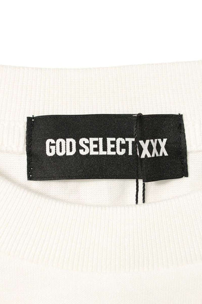 GOD SELECTION XXX Photo Print Cotton T-Shirt White Size S