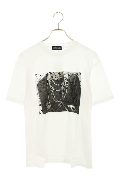 GOD SELECTION XXX Photo Print Cotton T-Shirt White Size M