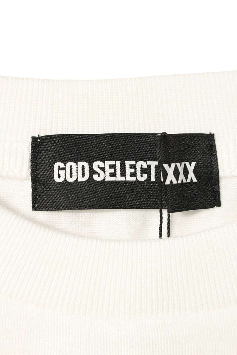GOD SELECTION XXX Photo Print Cotton T-Shirt White Size M