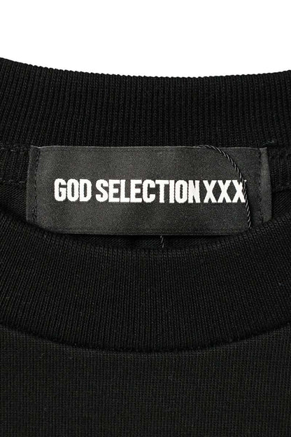 GOD SELECTION XXX Photo Print Cotton T-Shirt Black Size S