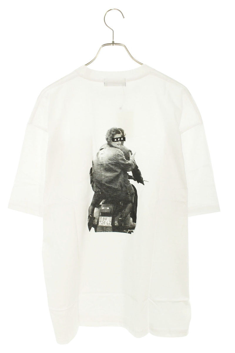 GOD SELECTION XXX White Back Photo Print T-Shirt Size XXL