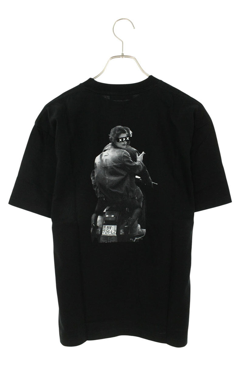 GOD SELECTION XXX Black Back Photo Print T-Shirt Size S