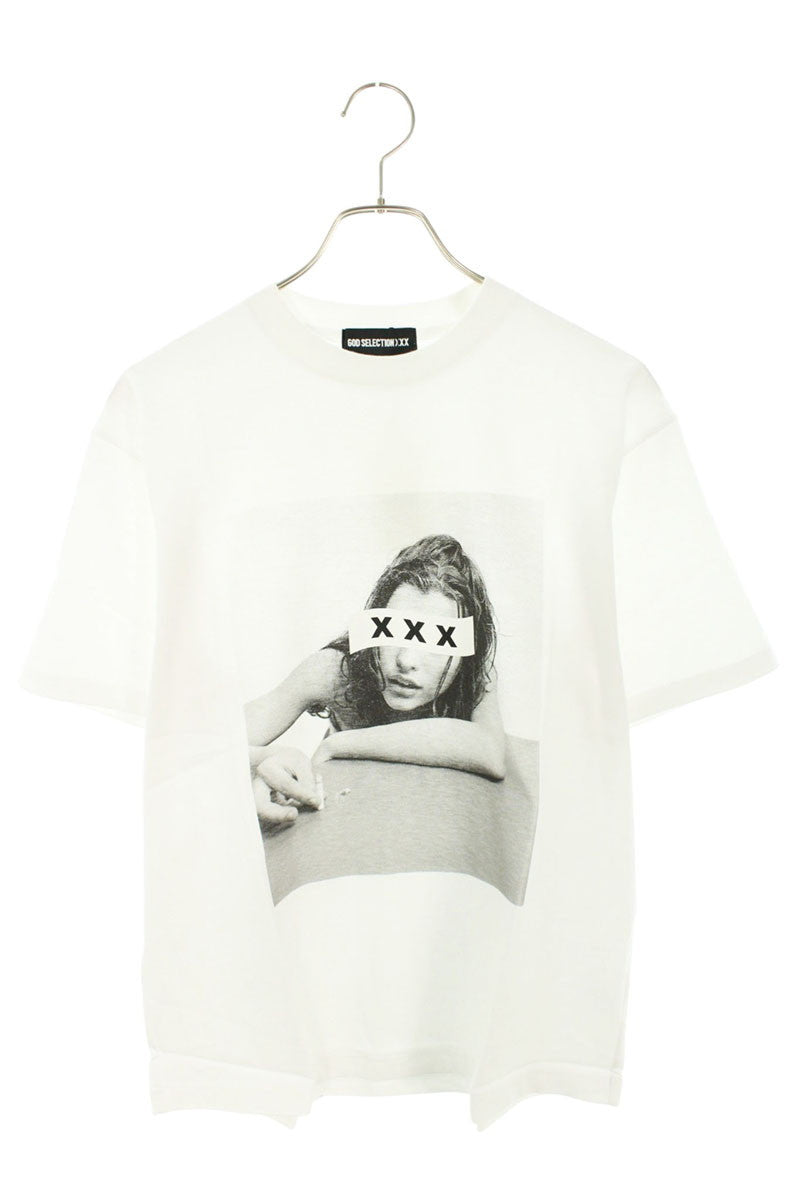 GOD SELECTION XXX White Photo Print T-Shirt Size S