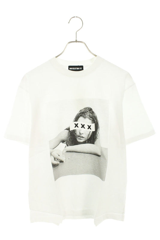 GOD SELECTION XXX White Photo Print T-Shirt Size S
