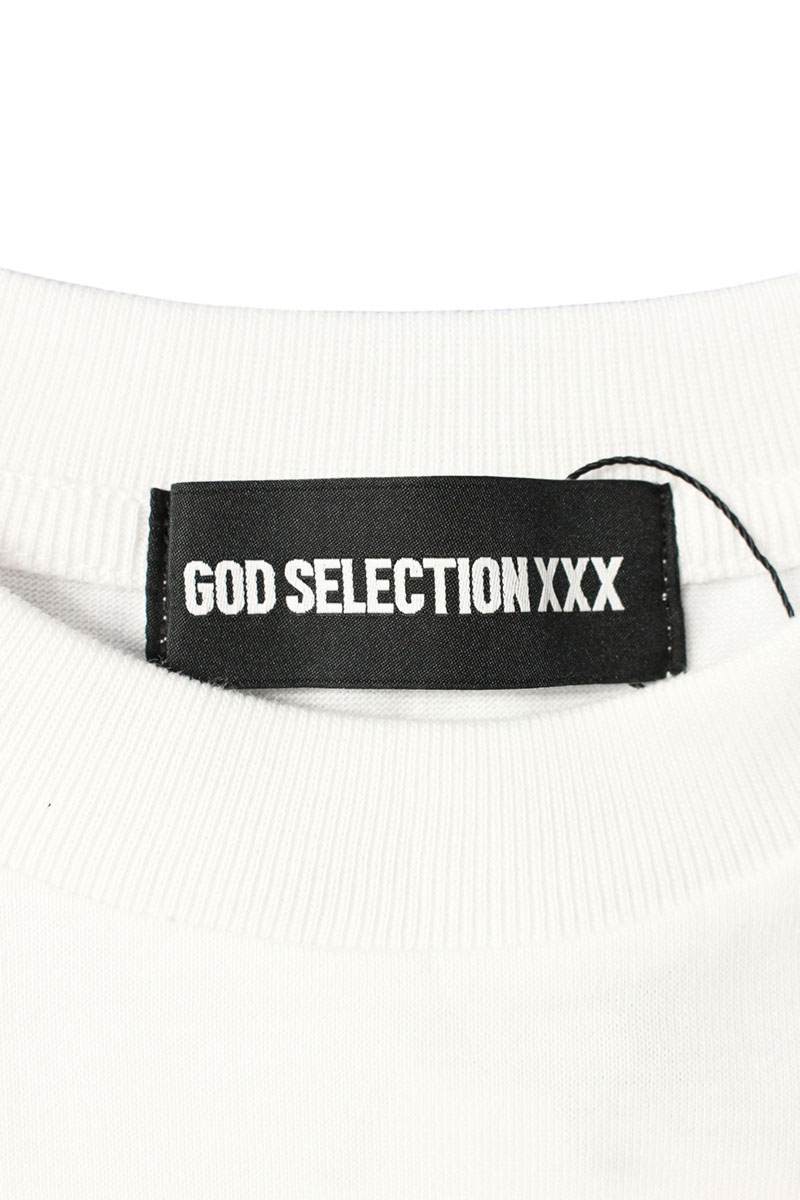 GOD SELECTION XXX White Photo Print T-Shirt Size S
