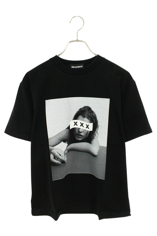 GOD SELECTION XXX Black Photo Print T-Shirt Size S