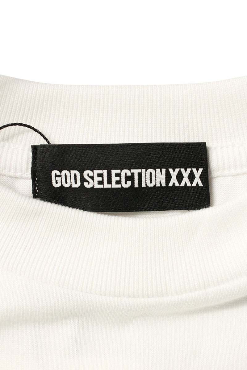 GOD SELECTION XXX White Photo Print T-Shirt Size M