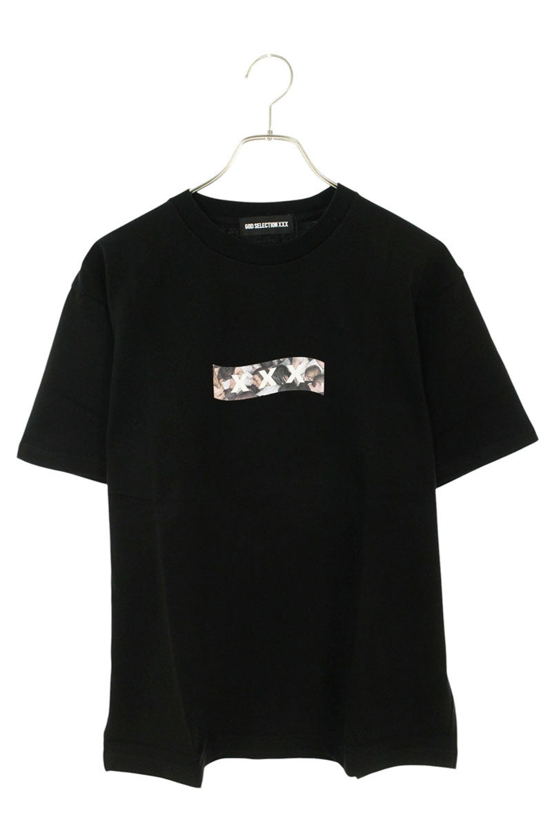 GOD SELECTION XXX Black Logo Print T-Shirt Size M