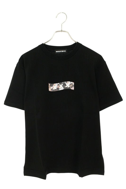 GOD SELECTION XXX Black Logo Print T-Shirt Size M