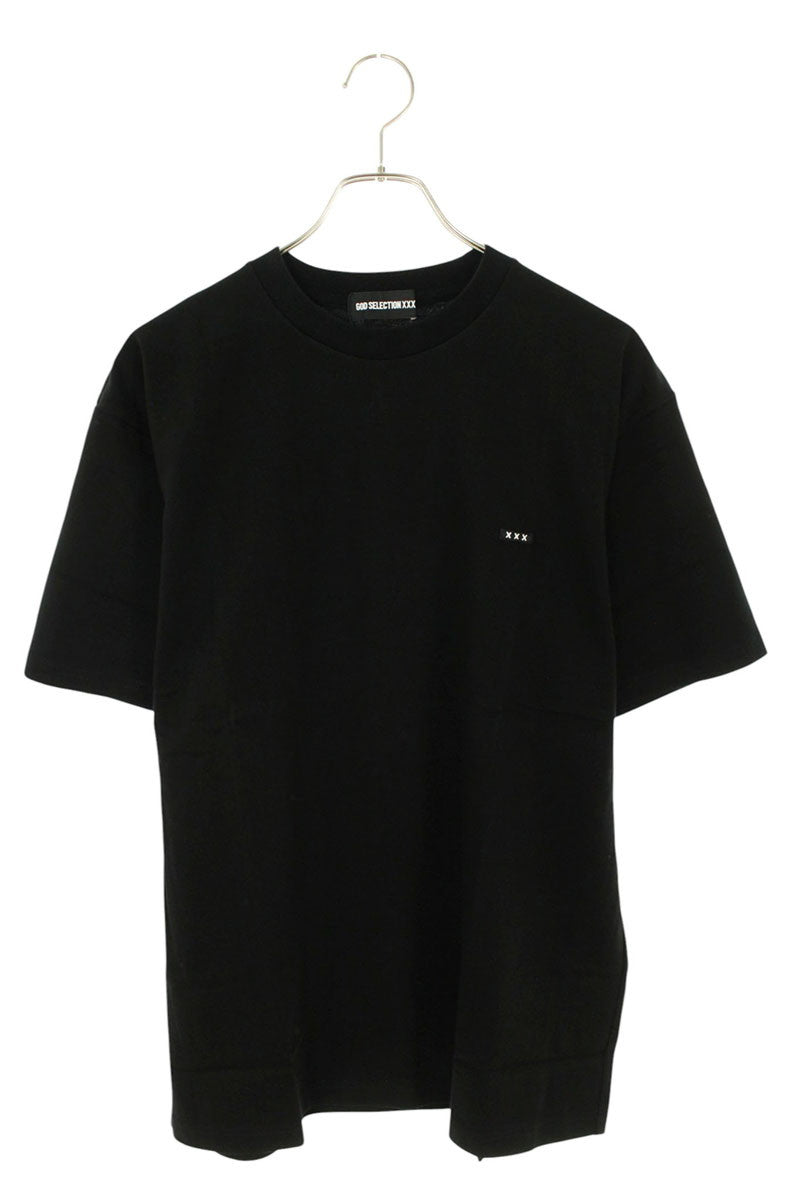 GOD SELECTION XXX Black Logo Patch T-Shirt Size M