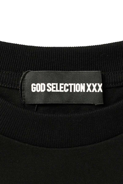 GOD SELECTION XXX Black Logo Patch T-Shirt Size M