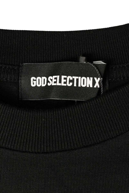 GOD SELECTION XXX Black Logo Print T-Shirt Size S