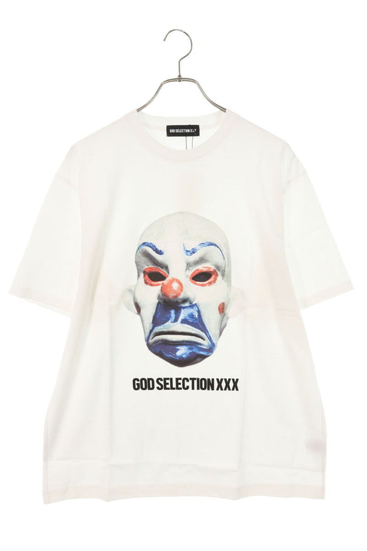 GOD SELECTION XXX White Cotton Logo Print T-Shirt Size S