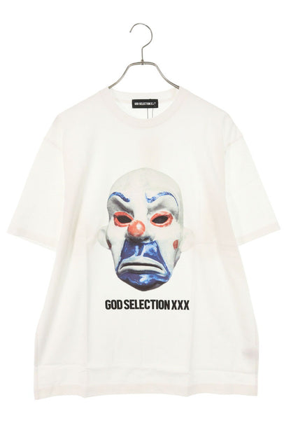 GOD SELECTION XXX White Cotton Logo Print T-Shirt Size M