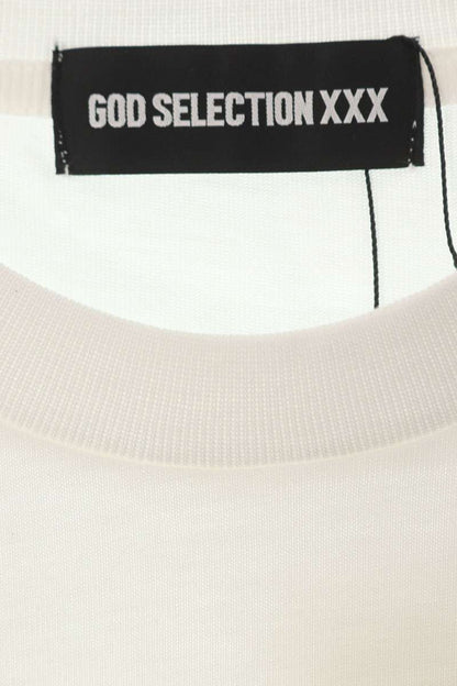 GOD SELECTION XXX White Cotton Logo Print T-Shirt Size M