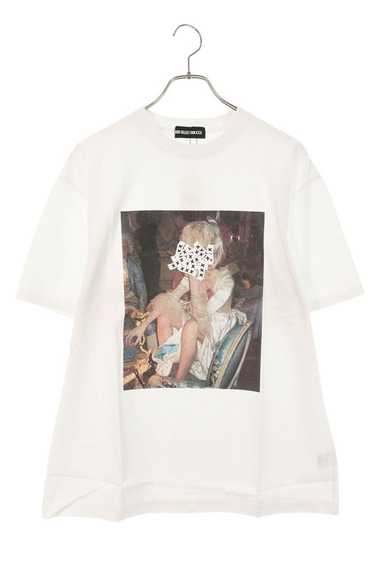 GOD SELECTION XXX White Cotton Photo Print T-Shirt Size M
