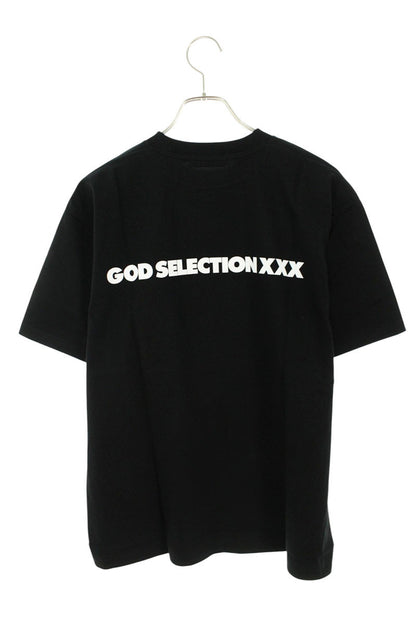 GOD SELECTION XXX Black Logo Print Cotton T-shirt Size M