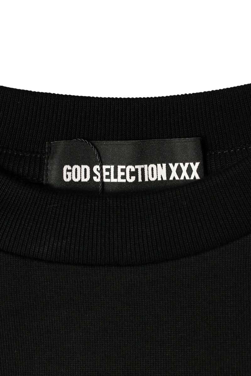 GOD SELECTION XXX Black Photo Print Cotton T-shirt Size M