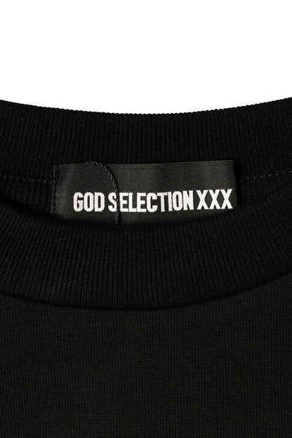 GOD SELECTION XXX Black Photo Print Cotton T-shirt Size M