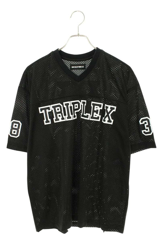 GOD SELECTION XXX Logo Print T-Shirt Black Size M