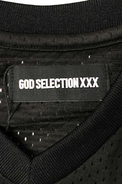GOD SELECTION XXX Logo Print T-Shirt Black Size M