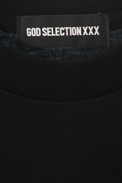 GOD SELECTION XXX Black Photo Print Cotton T-shirt Size S