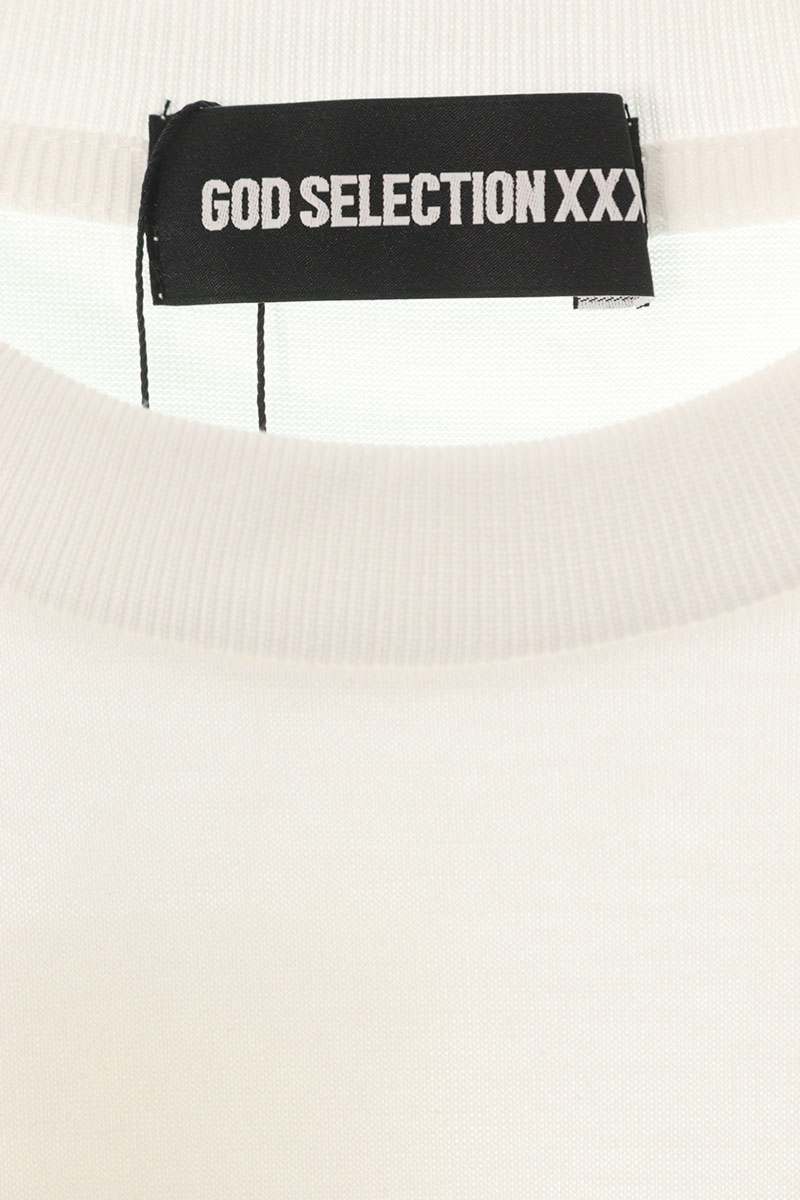 GOD SELECTION XXX White Photo Print Cotton T-shirt Size XXL