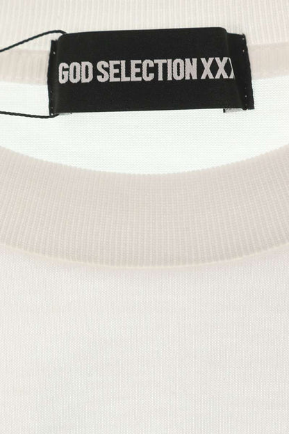 GOD SELECTION XXX White Photo Print Cotton T-shirt Size XXL
