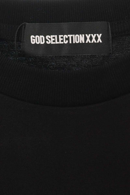 GOD SELECTION XXX Black Photo Print Cotton T-shirt Size M