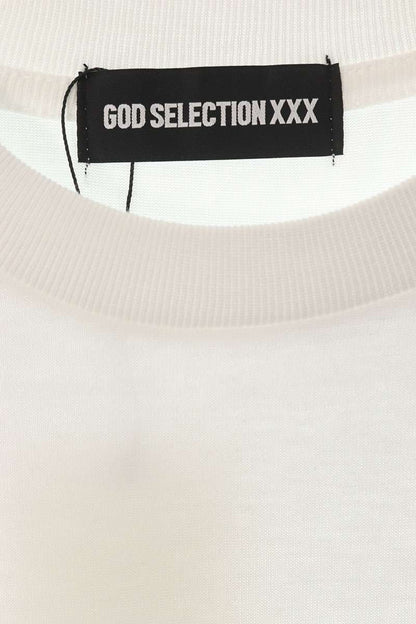 GOD SELECTION XXX Cotton Photo Print T-Shirt White Size M