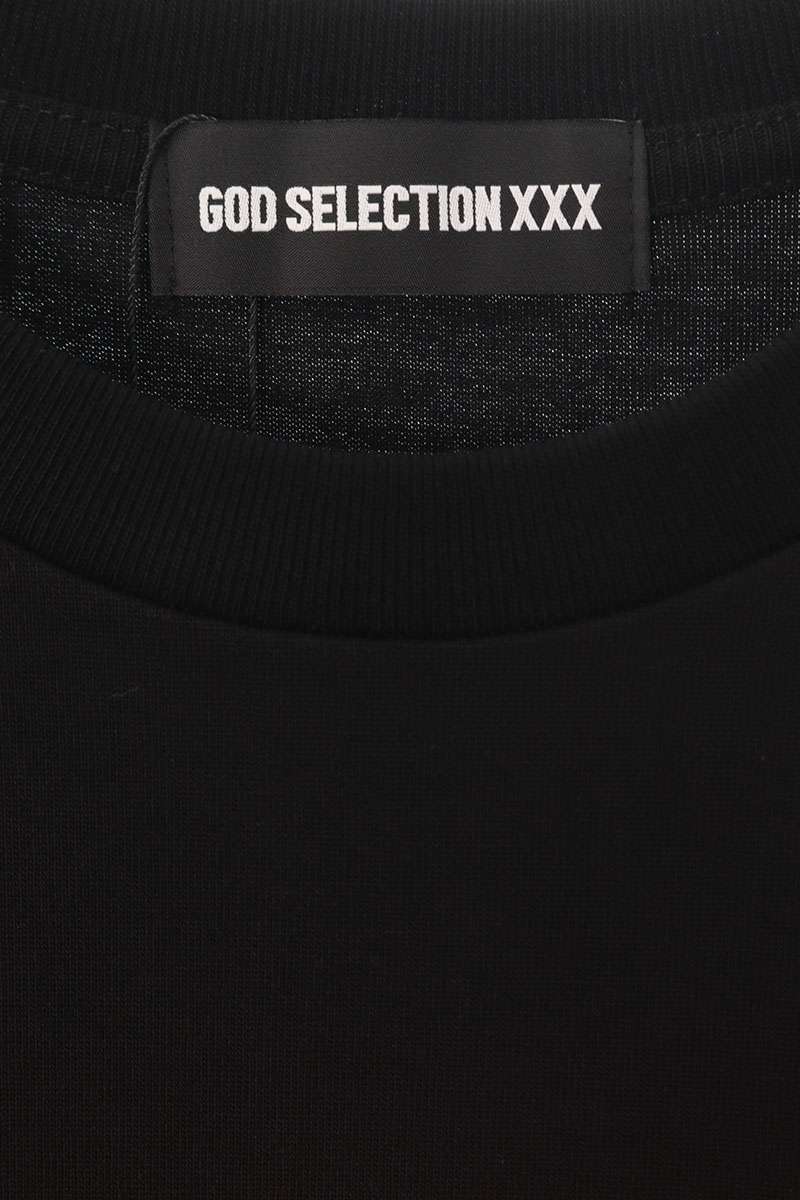 GOD SELECTION XXX Cotton Photo Print T-Shirt Black Size M