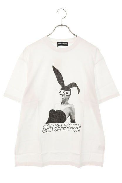 GOD SELECTION XXX Cotton Photo Print T-Shirt White Size L