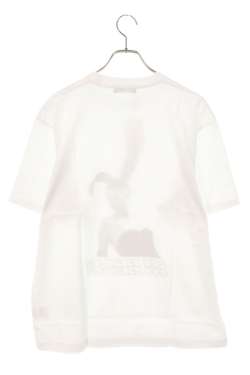 GOD SELECTION XXX Cotton Photo Print T-Shirt White Size L