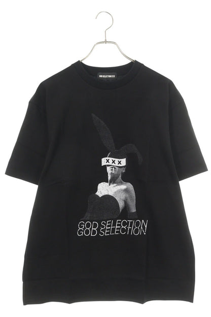 GOD SELECTION XXX Cotton Photo Print T-Shirt Black Size XL