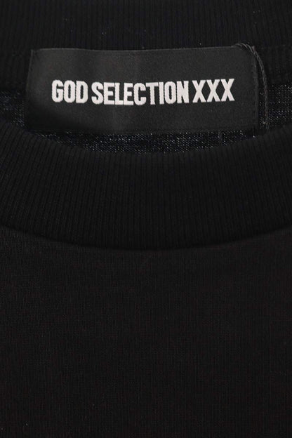 GOD SELECTION XXX Cotton Photo Print T-Shirt Black Size XL