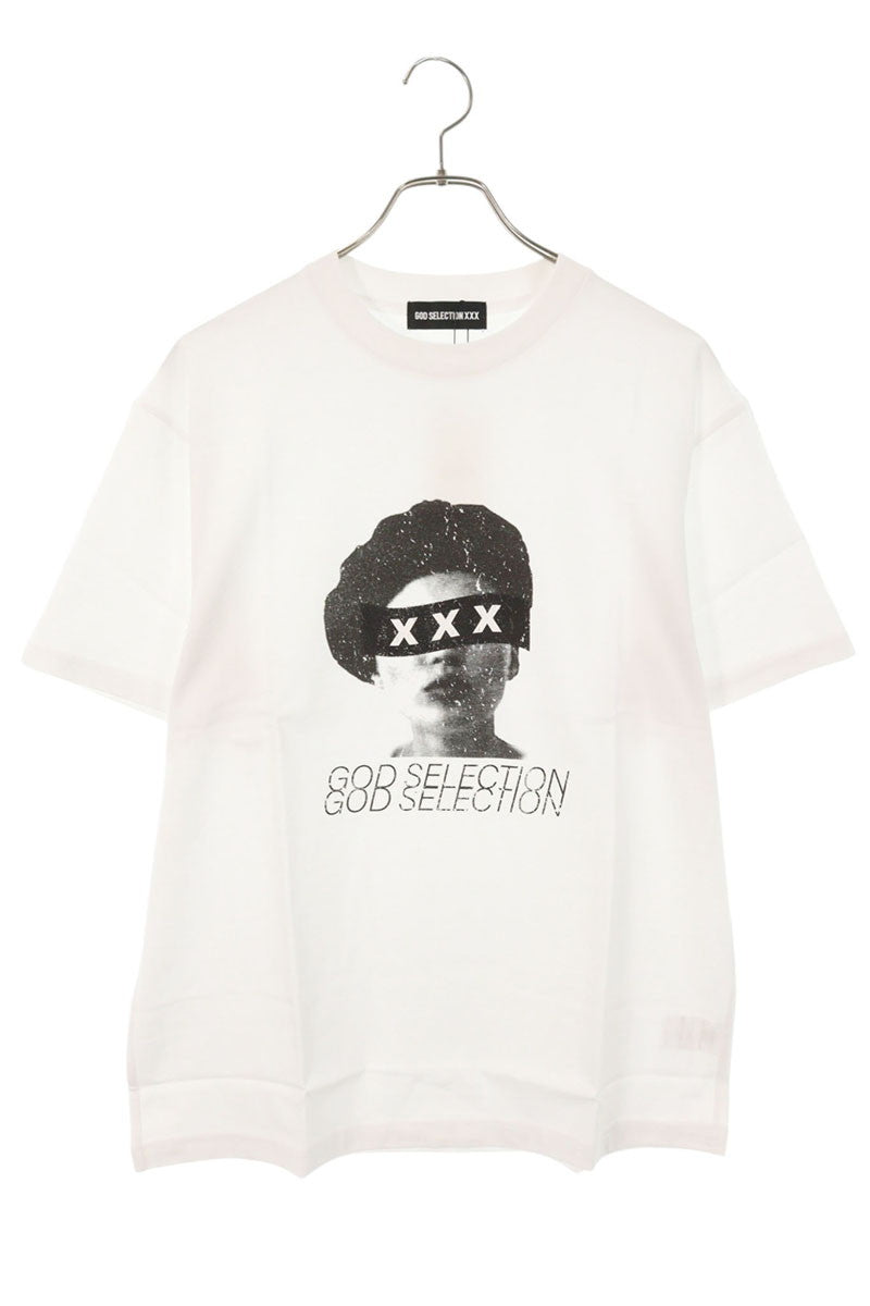 GOD SELECTION XXX Cotton Photo Print T-Shirt White Size S