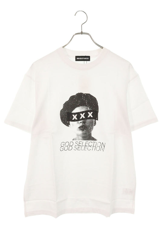 GOD SELECTION XXX Cotton Photo Print T-Shirt White Size S