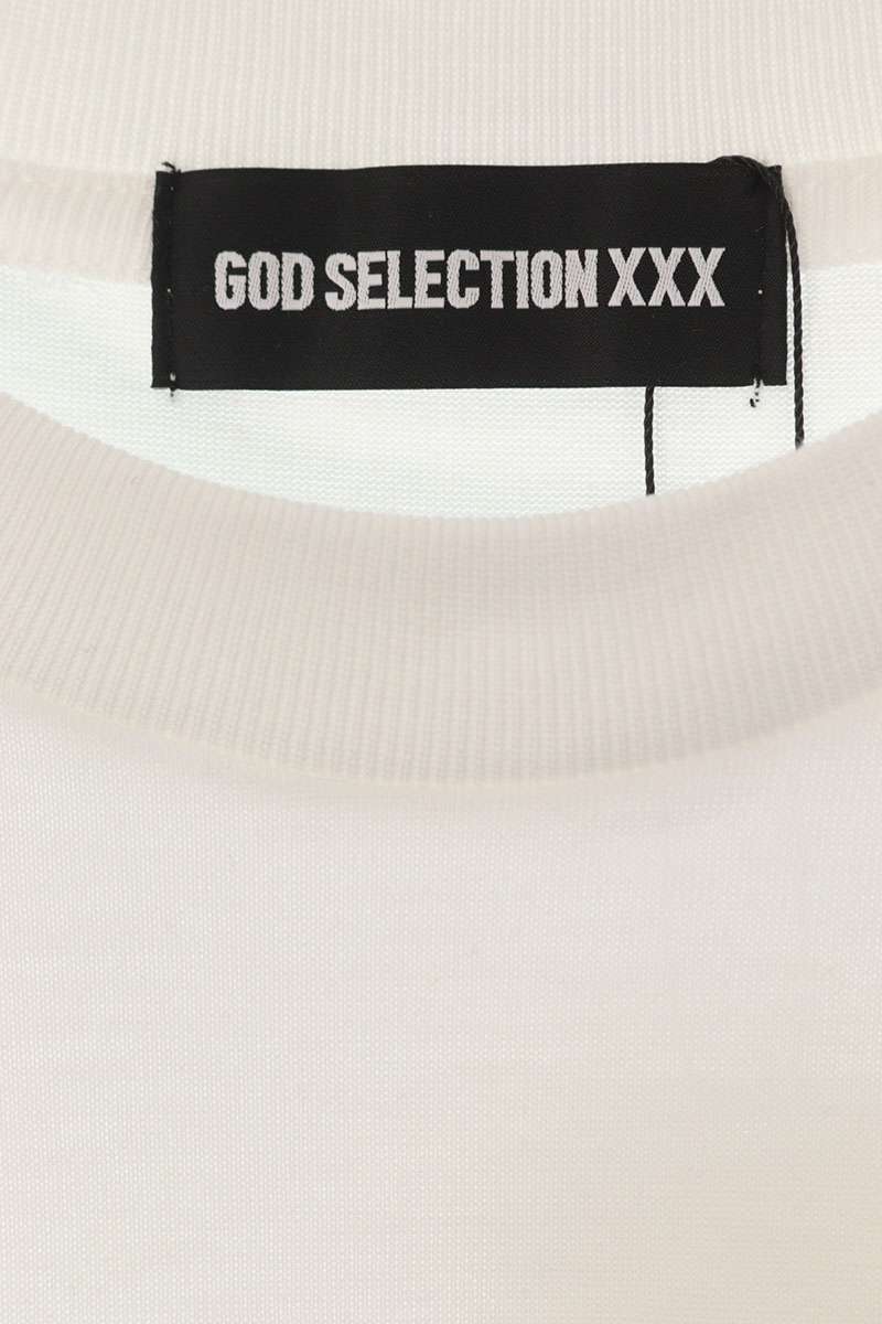 GOD SELECTION XXX Cotton Photo Print T-Shirt White Size S