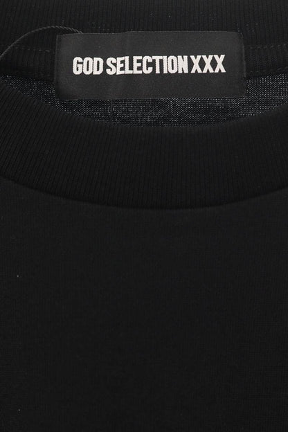 GOD SELECTION XXX Cotton Photo Print T-Shirt Black Size M
