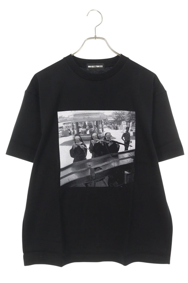 GOD SELECTION XXX Photo Print T-Shirt Black Size XXL