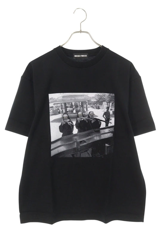 GOD SELECTION XXX Photo Print T-Shirt Black Size XXL