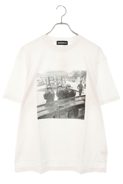 GOD SELECTION XXX Photo Print Cotton T-Shirt White Size L