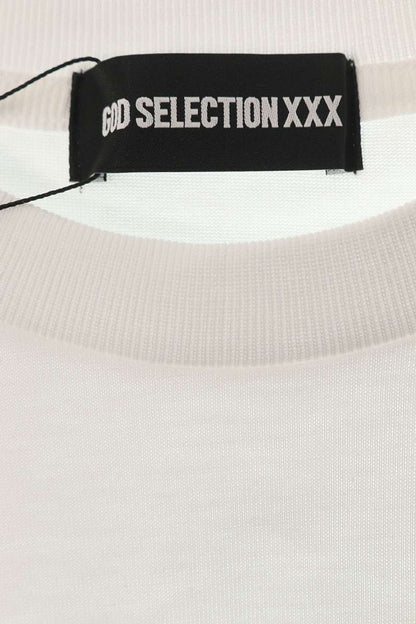 GOD SELECTION XXX Photo Print Cotton T-Shirt White Size S