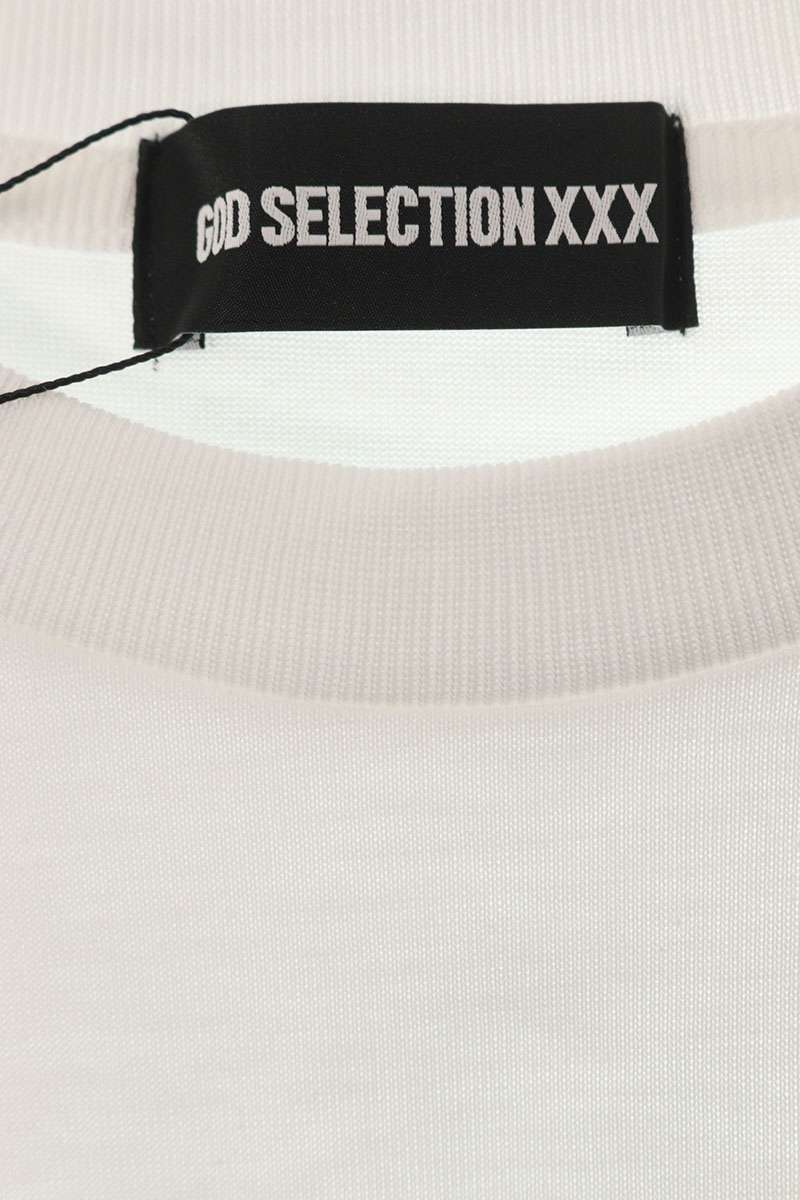 GOD SELECTION XXX Photo Print Cotton T-Shirt White Size M