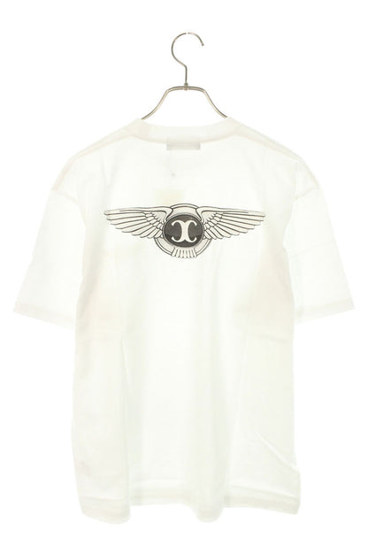 GOD SELECTION XXX Logo Print Cotton T-Shirt White Size M