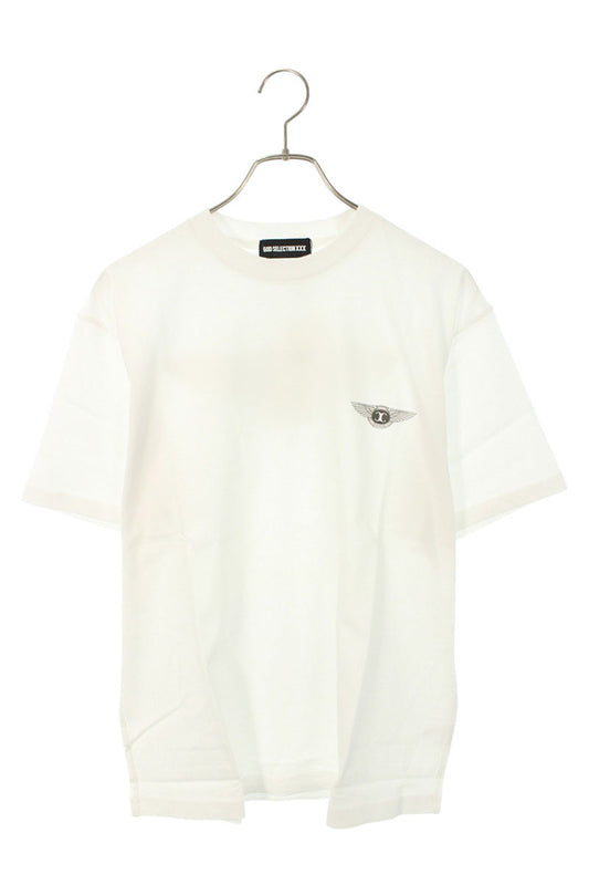 GOD SELECTION XXX Logo Print Cotton T-Shirt White Size XL