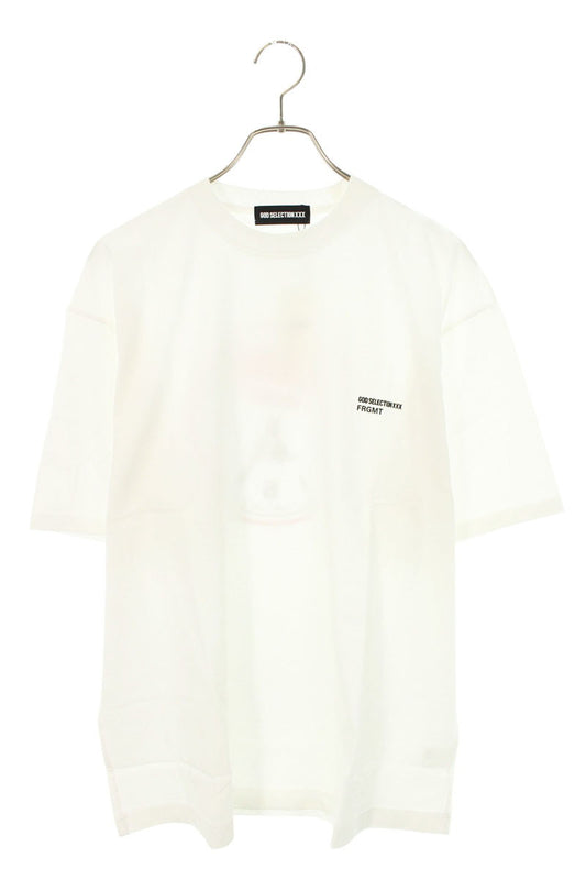 GOD SELECTION XXX Back Logo Print T-Shirt White Size XL