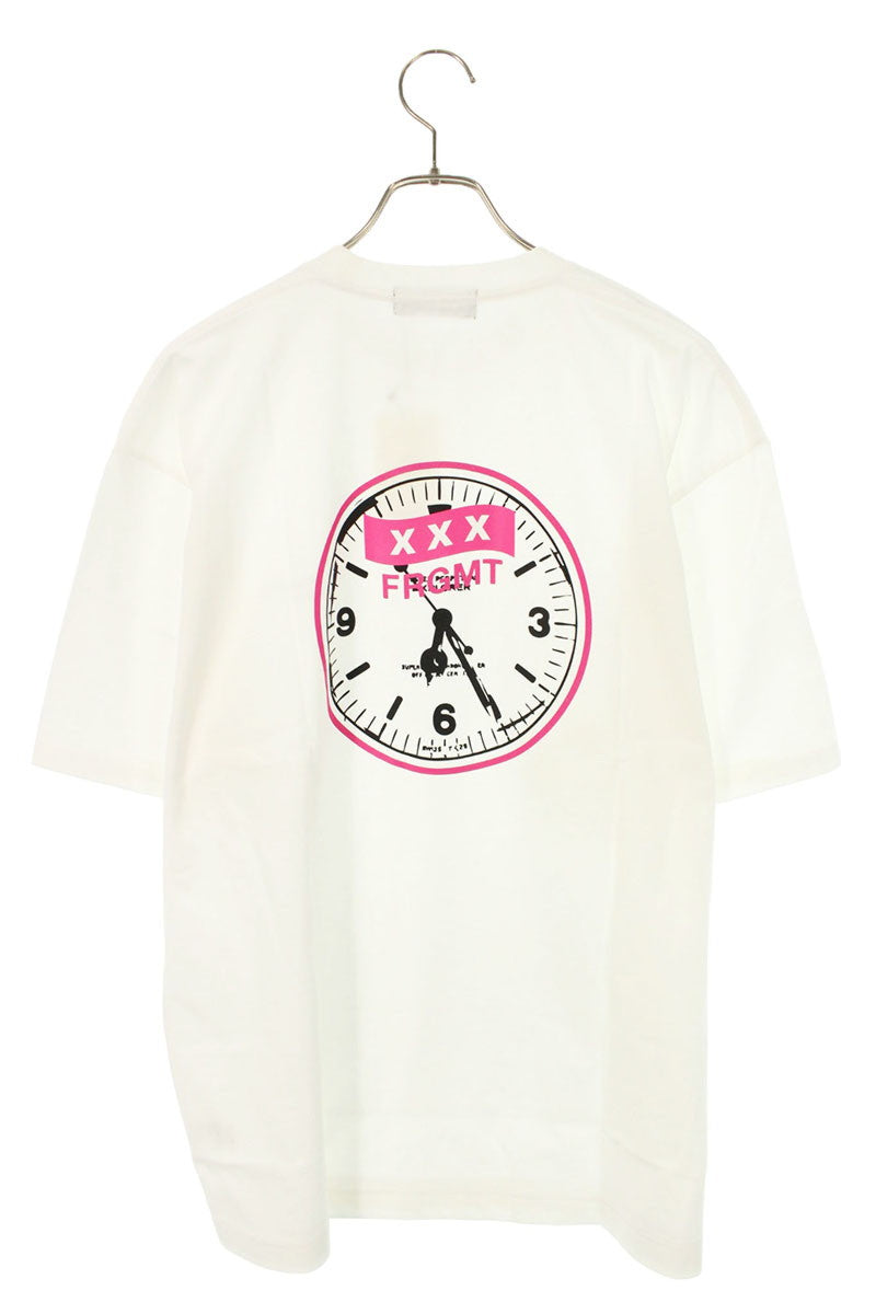 GOD SELECTION XXX Back Logo Print T-Shirt White Size XL