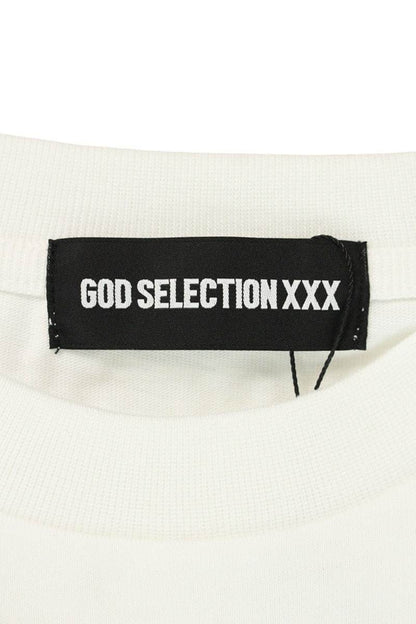 GOD SELECTION XXX Back Logo Print T-Shirt White Size XL