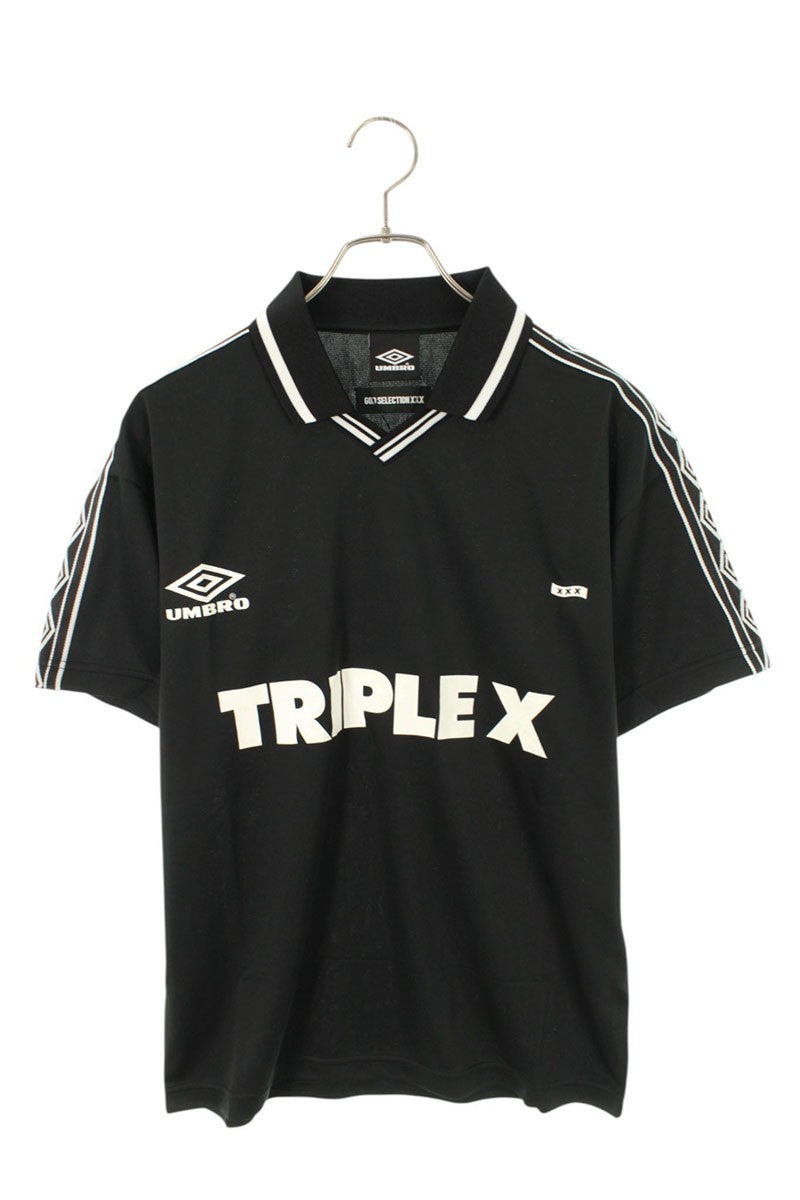 GOD SELECTION XXX Logo Print Tee Black Poly Size S